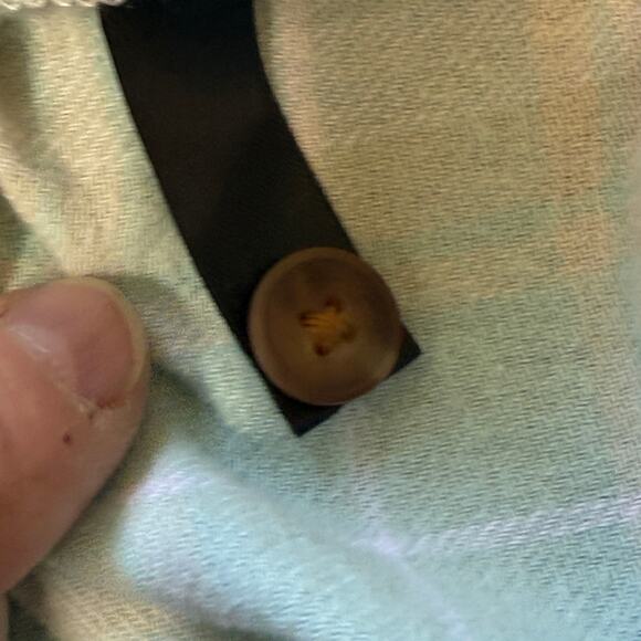 Dickie’s Plaid button Up Flannel Long Sleeve Shirt Size L - Picture 9 of 11